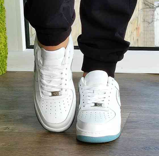 Кросівки Nike Білі Жіночі Форси Шкіряні Найк (розміри: 36,37,38,39,40,41) Дніпро