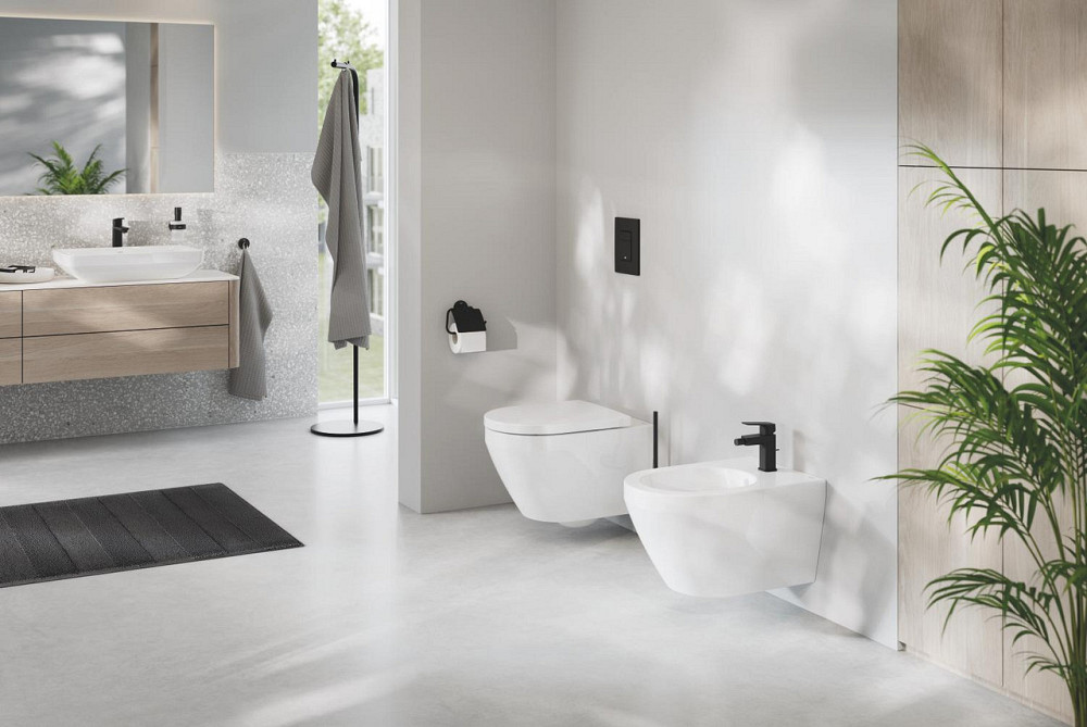 Одноважільний змішувач для біде S-розміру Grohe Cubeo   ( 1018102430 ) 37109 Харків - фото 4