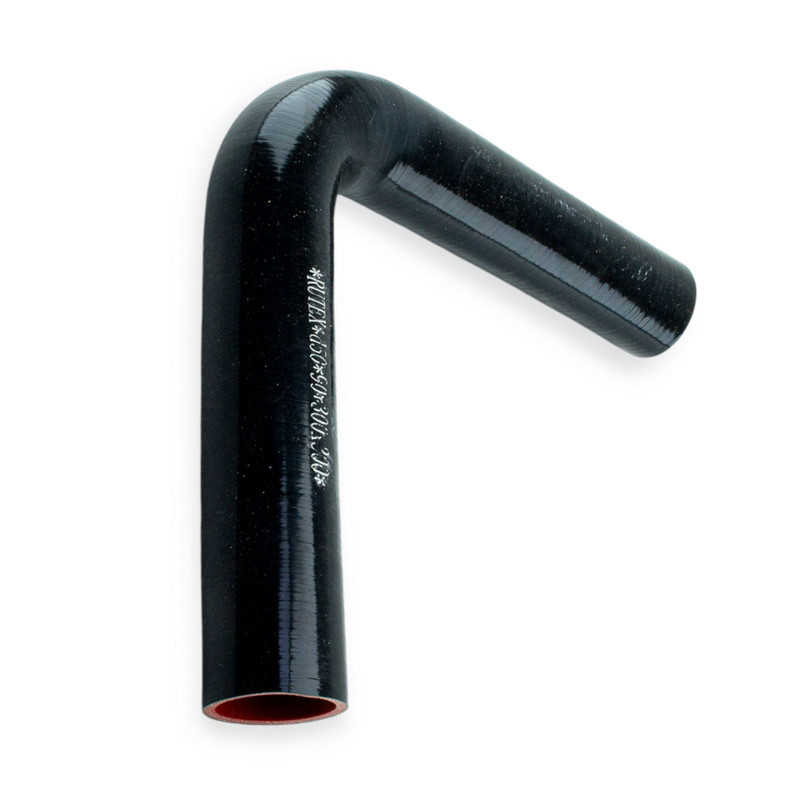 Патрубок кут d-50 L-300*300 90град. силікон універсальний Мукачево - фото 1