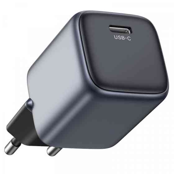 Зарядний пристрій 1xUSB 30W Gan Type-C PD Nexode Mini Сірий CD319 Ugreen (90666) Киев