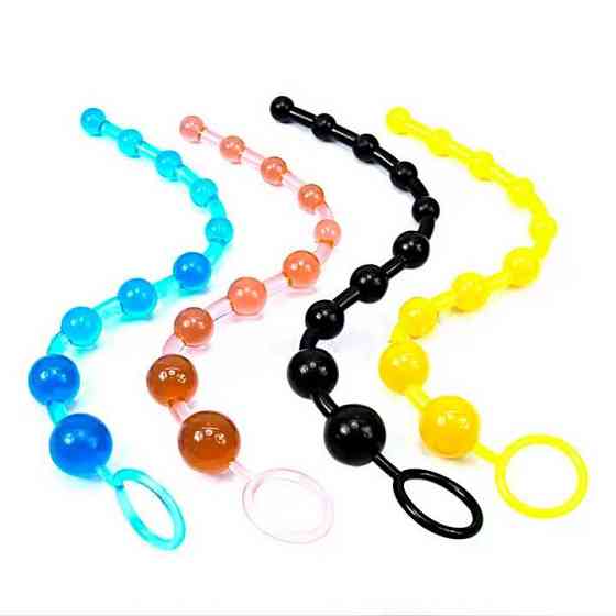 Анальные бусы - Розовый - 31* 0,9 - 2,6 см – Анальные игрушки Винница