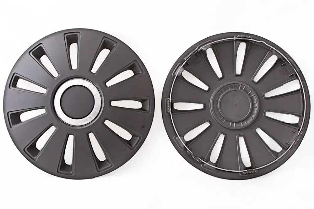 Колпак колеса 14 Кенгару Rex чорний з хром. кільцем Вінниця - фото 1