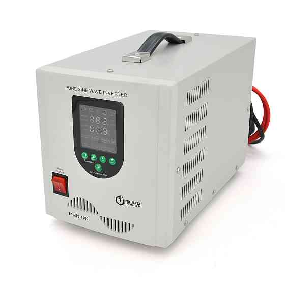 ДБЖ з правильною синусоїдою Europower EP-MPS-1500/12 (1050 Вт) 5/10/15/20/30А, під зовнішню АКБ 12В (AGM/GEL/LFP), Q1 Київ