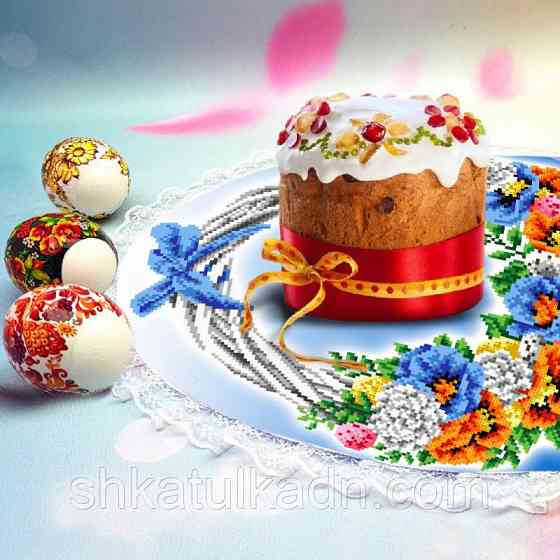 Серветка з мереживом для вишивки бісером(нитками) Дніпро