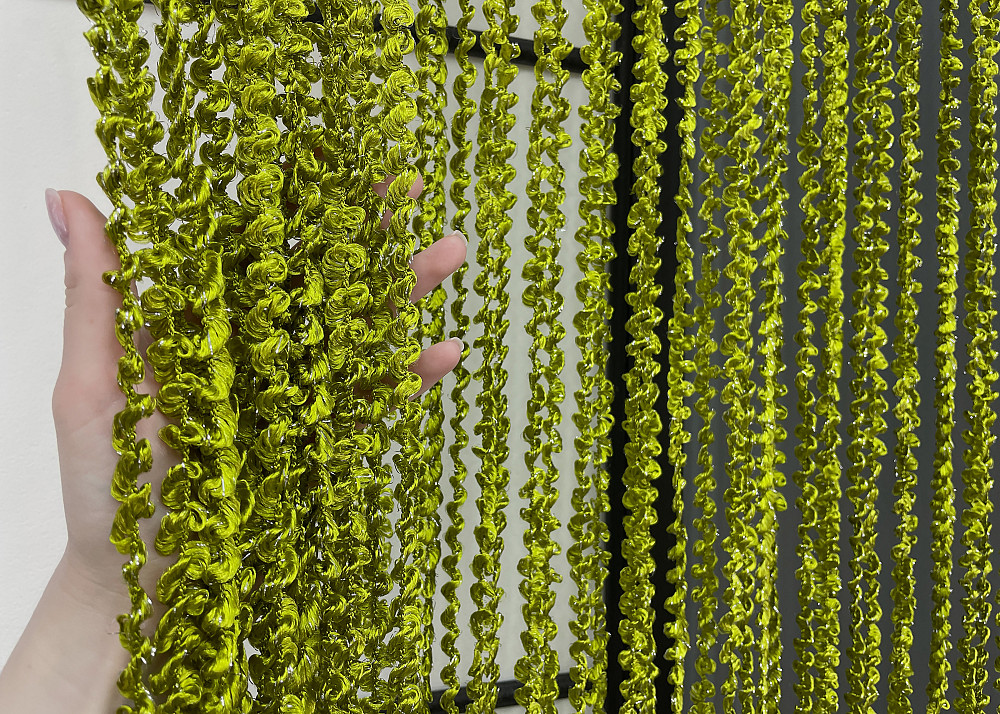 Шторы-нити спираль с люрексом Оливковый 300х300см 1 шт (61-073) Киев - изображение 6