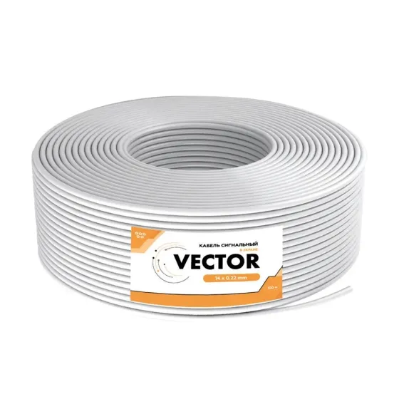 Кабель сигнальний Vector 14х0.22 CCA екран 100m (35-00008) Киев