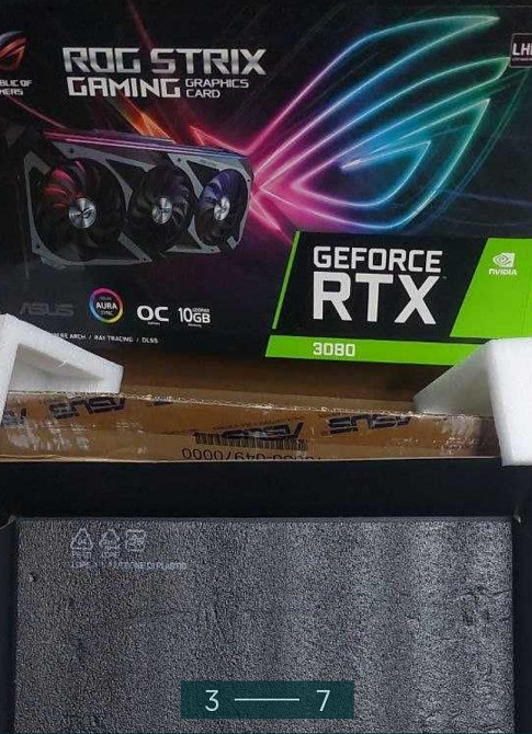 Видеокарта NVIDIA GeForce RTX 3080 10Gb ASUS ROG Strix Киев - изображение 5