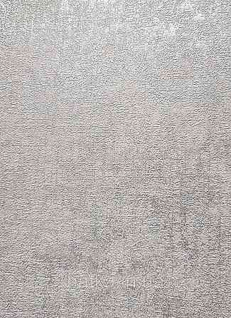 Шпалери вініл на флізеліні гарячого тиснення DU&KA Natura1.06х10 під штукатурку світло-сірі зі сріблом Київ