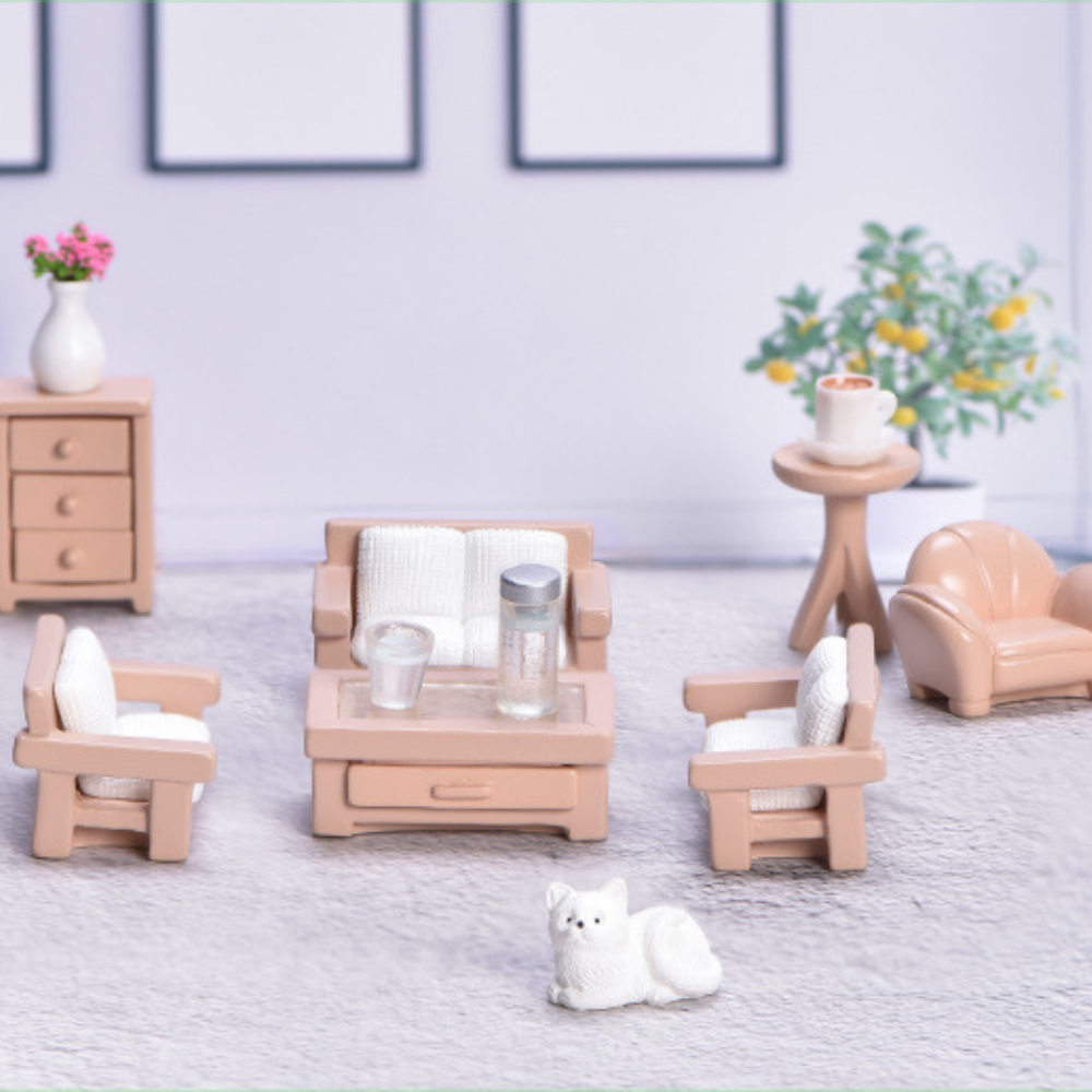 Набор миниатюрной мебели для моделирования, румбокса, букнука 7 шт Одесса - изображение 9