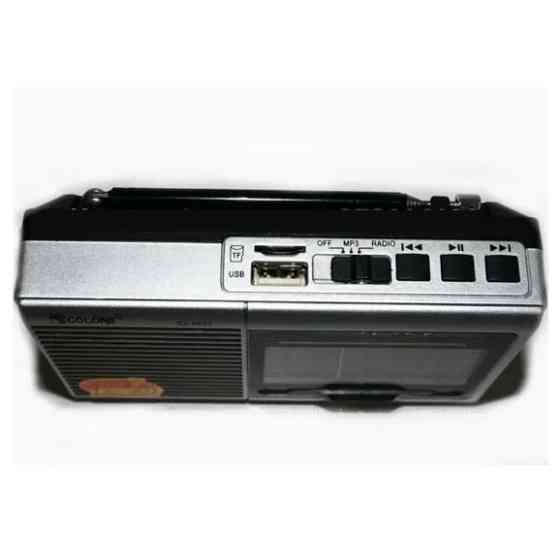 Радіо фм прямий ефір MP3, FM-радіоприймач, Портативне FM радіо з флеш-накопичувачем KP-67 Львів