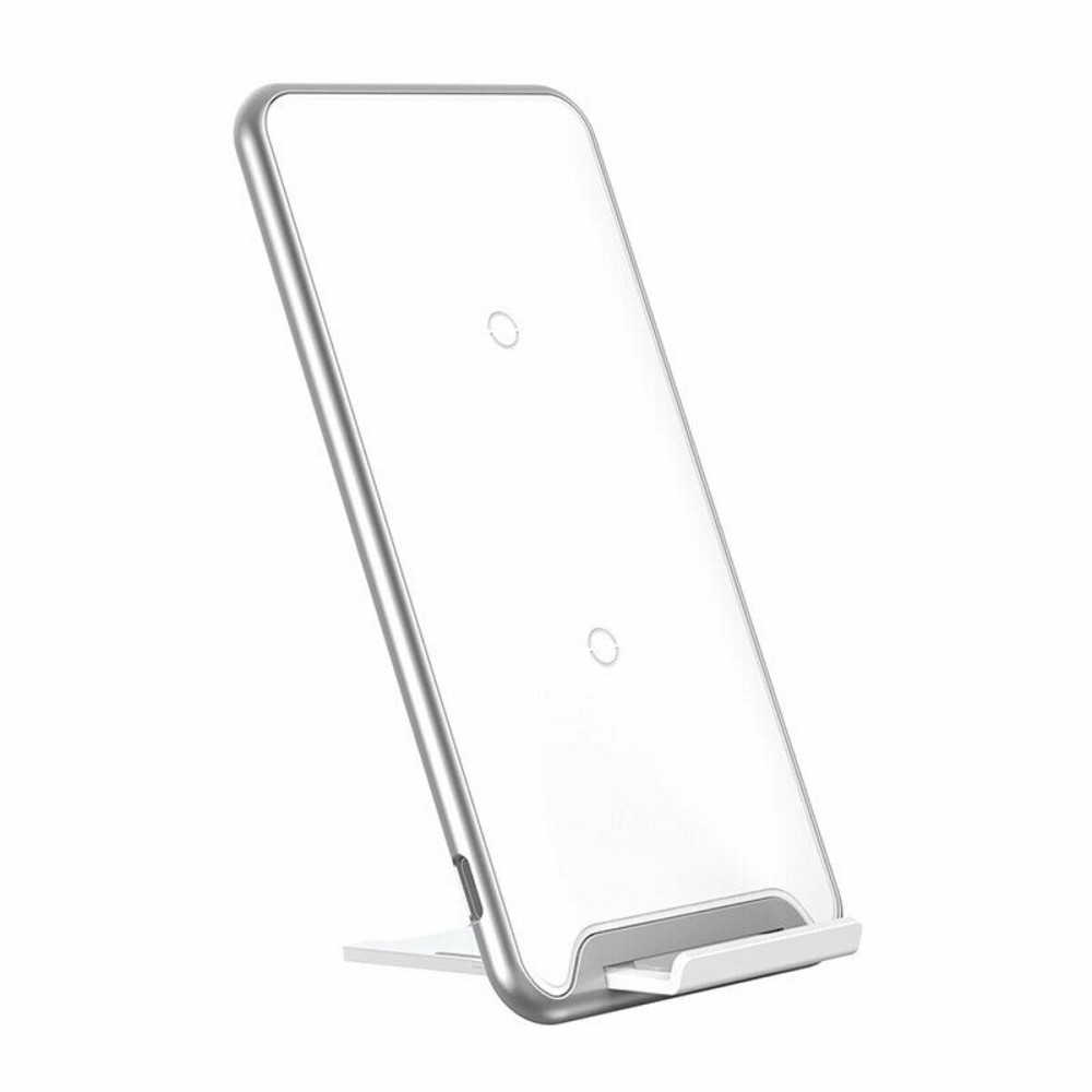 БЗП Baseus Three-coil Wireless Charging Pad (With desktop holder) White Киев - изображение 1
