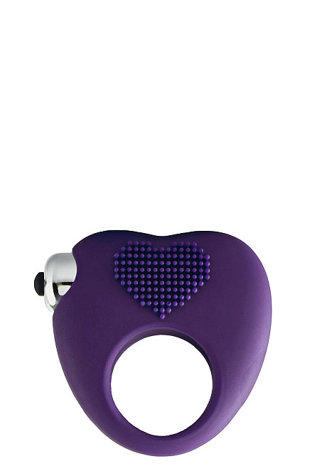 Ерекційне кільце з вібрацією Dream Toys FLIRTS COCKRING PURPLE Sex Aura Київ - фото 1