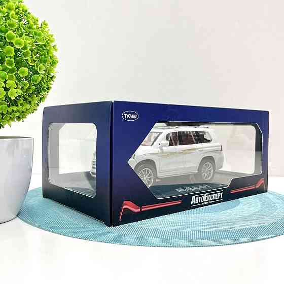 Машинка Джип TK Union Группа Toyota Land Cruiser инерционная 1:24 Белая (GT - 4789) Чернігів
