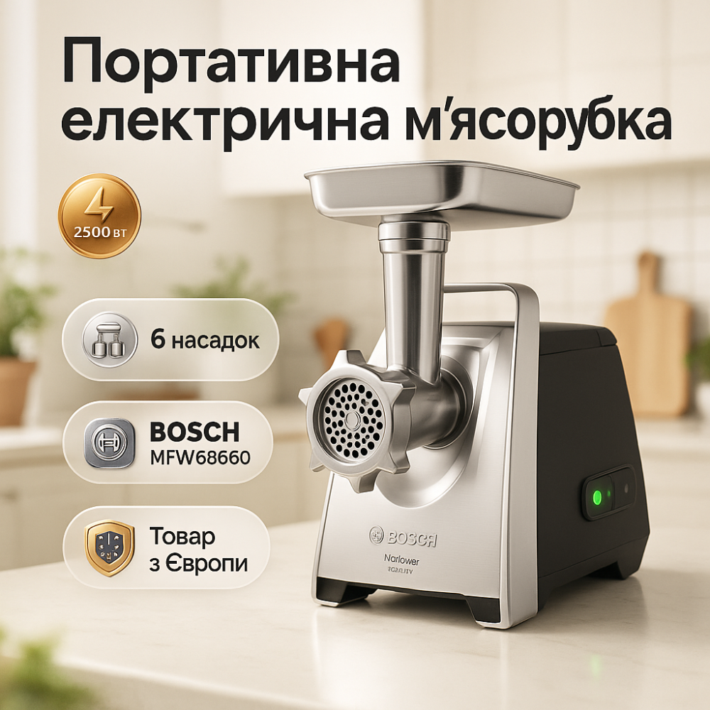 Бытовая мясорубка для фарша, Мясорубка с металлическим корпусом Портативная для кухни LZ-36 Львов - изображение 3