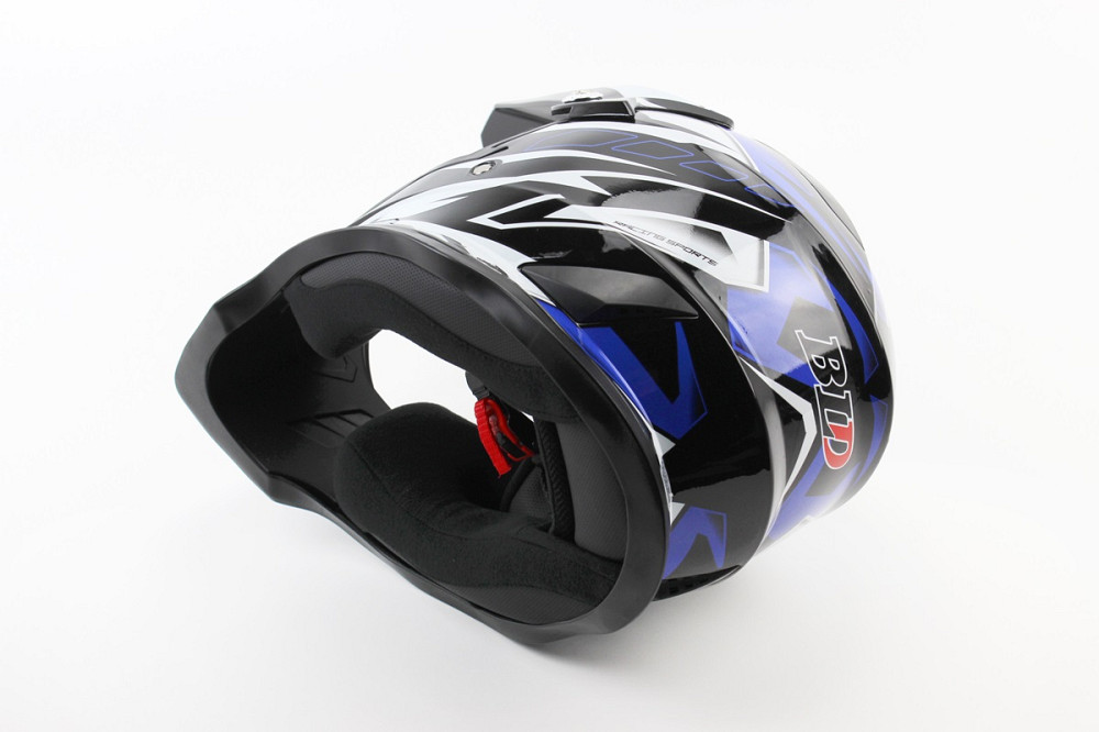 Шолом кросовий/ендуро/АТV BLD-819-7 S (55-56см), ЧОРНО-СИНІЙ Киев - изображение 2