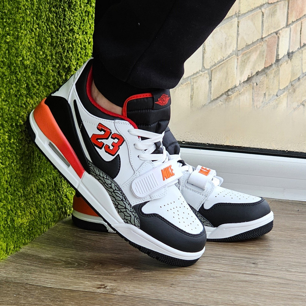 Чоловічі Термо Кросівки Nike Jordan Білі Шкіряні Джордани Найк Єврозима (розміри:41,42,43,44,45) Відео Огляд Дніпро - фото 2