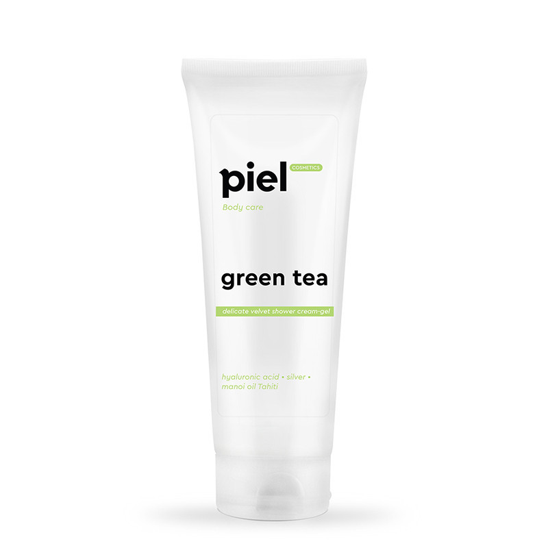 Крем-гель для душа с ароматом зеленого чая Piel Shower Cream-Gel Green Tea 250 мл Днепр - изображение 1