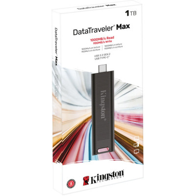 USB флеш накопичувач Kingston USB-накопичувач 1TB DataTraveler Max USB 3.2 Gen 2 Type-C Black (DTMAX/1TB) Вінниця - фото 2
