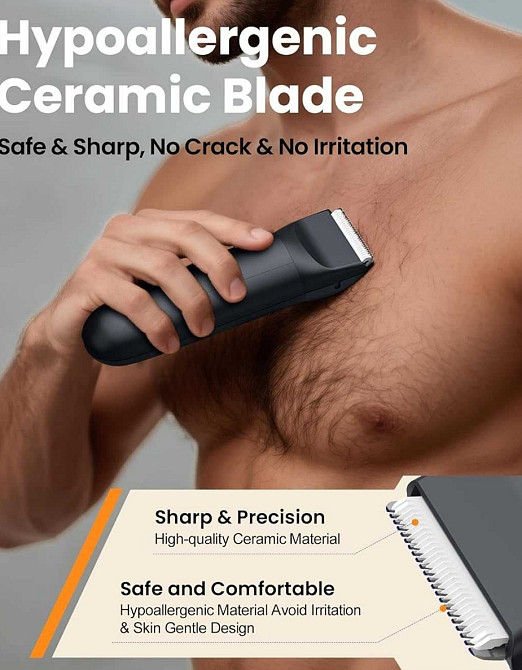 Триммер для тела 2в1 TeethBliss IFAN273 водостойкий аккумуляторный. Харьков - изображение 4