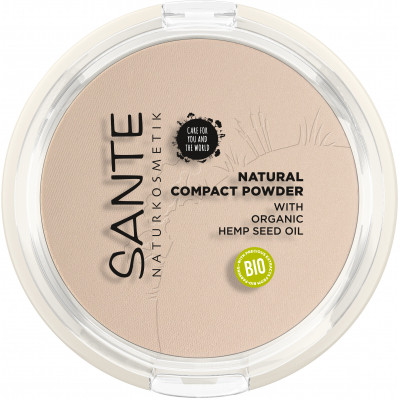 Пудра для лица Sante Natural Compact Powder 01 - Cool Ivory 9 г (4025089085379) Винница - изображение 1