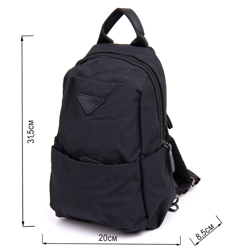 Сумка через плече нейлон Чорна (Vintage) Київ - фото 4