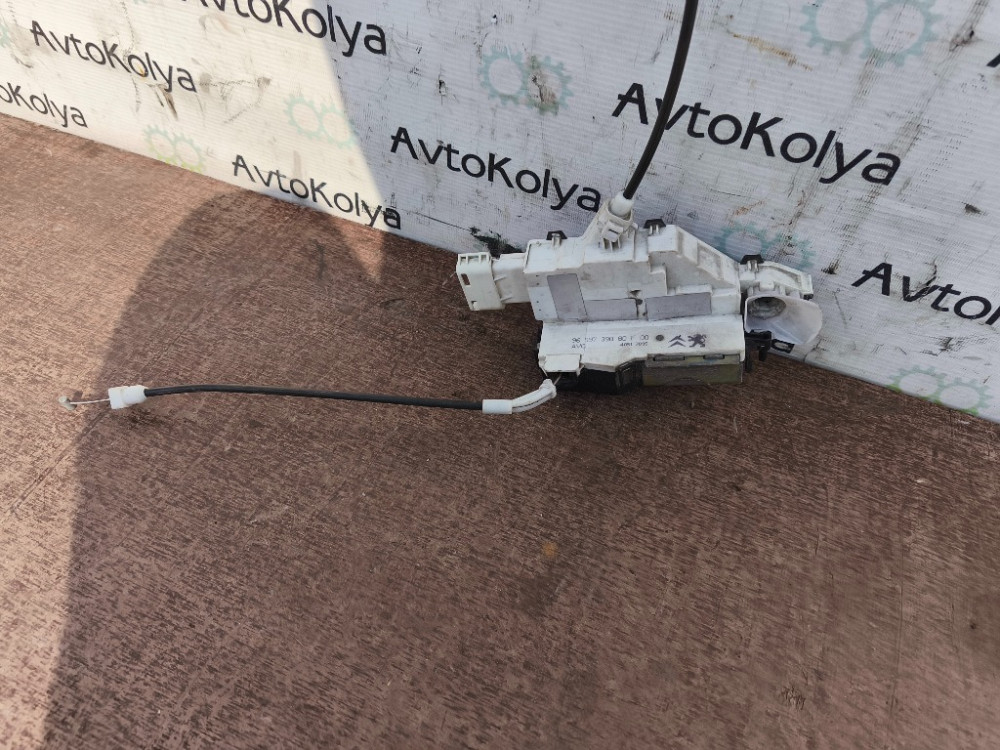 Замок дверей передній лівий 6 pin Peugeot 407 2004-2011 (9659739880) Ковель - фото 2