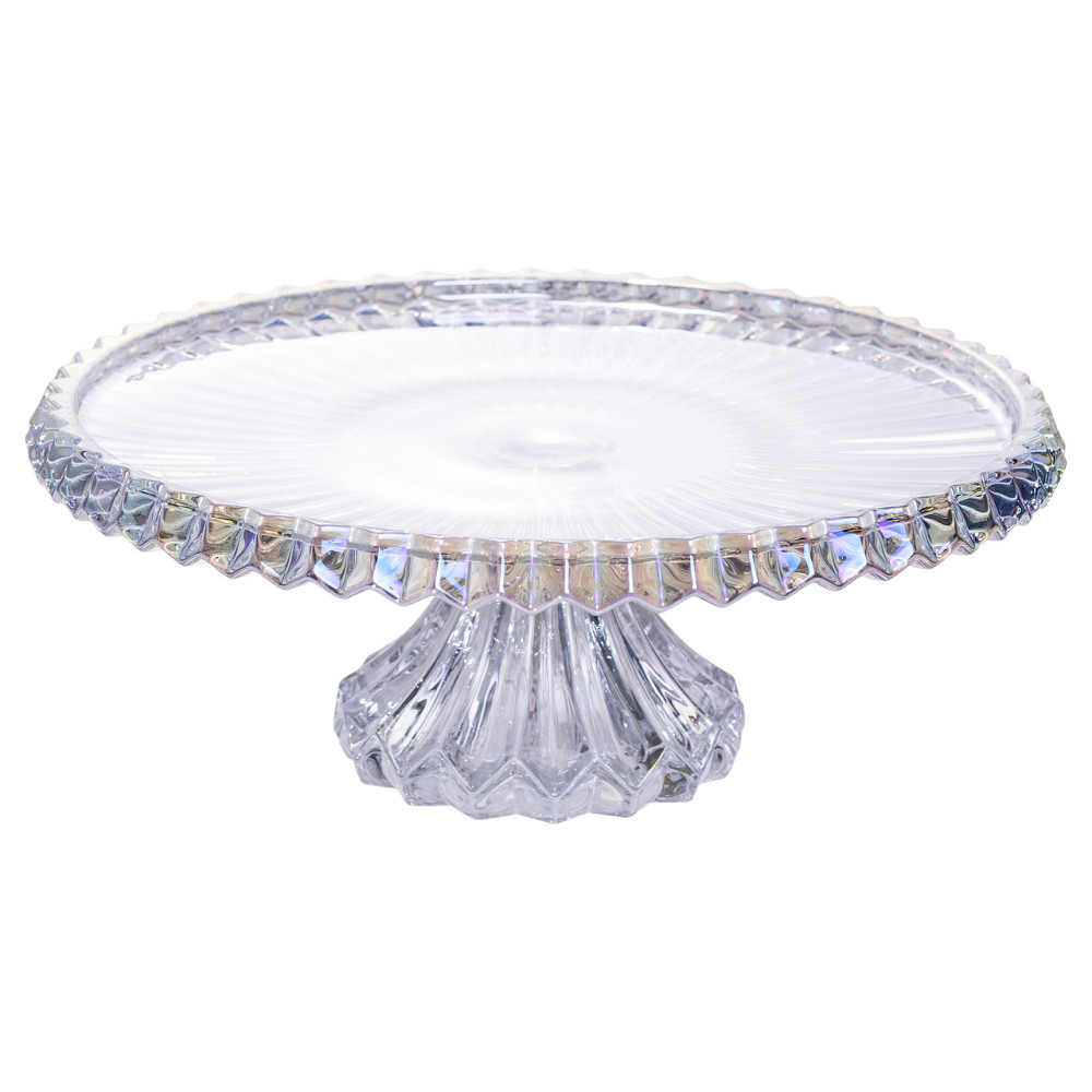 Yiwu Тортівниця на ніжці Ø32 см скляна HP-19-148L Коломия - фото 4