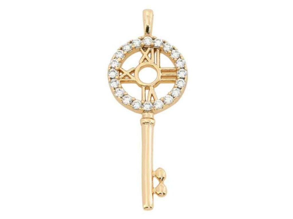 Кулон Позолота 18K Ключик для шнура, малинка петелька (183926) ТМ Xuping Київ - фото 1