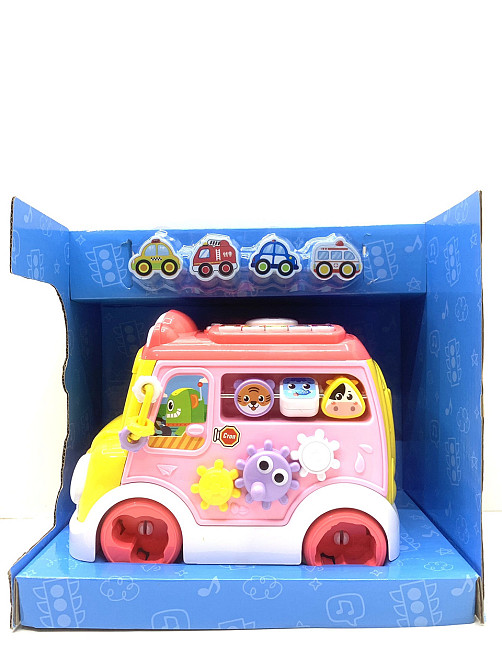 Музичний автобус TK Group українське озвучування казки пісні вірші сортер Блакитний (10891) Чернигов - изображение 4