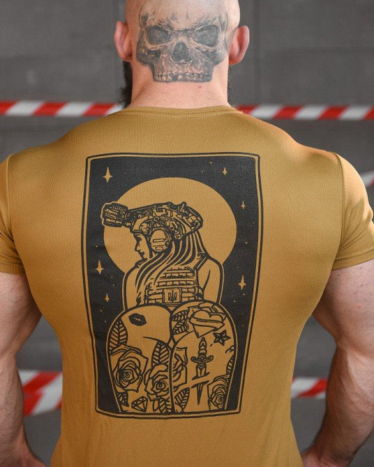 Тактична терморегулююча футболка SABUR дива кайот ВТ6566 Одеса - фото 4