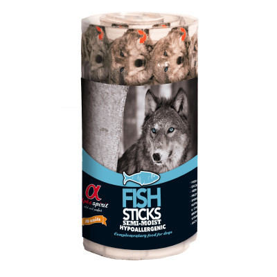 Ласощі для собак Alpha Spirit DOG Sticks Fish напіввологі з риби, палички 160 г (8437013576604) Вінниця - фото 1