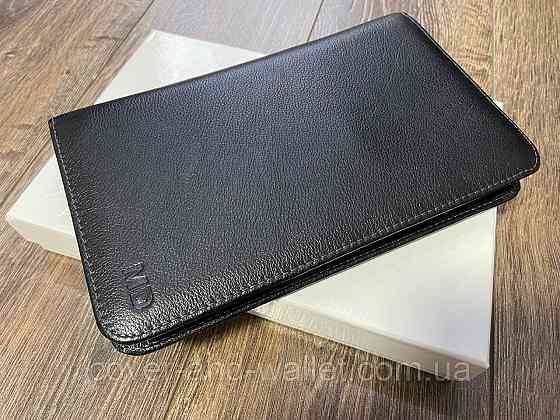 Великий чоловічий клатч на блискавці з ручкою з натуральної шкіри MD Leather 7m-179 Київ