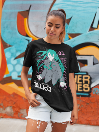 Футболка аниме Сериал Експериментс Лаин Лаин оверсайз (S/M/L) Черний AnimeJ0702 Днепр