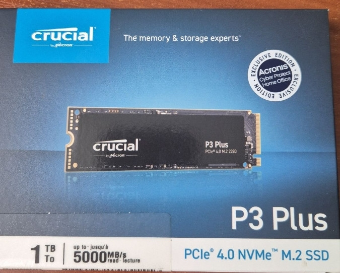 Crucial ssd m2 nvme 1tb новый. Харків - фото 2