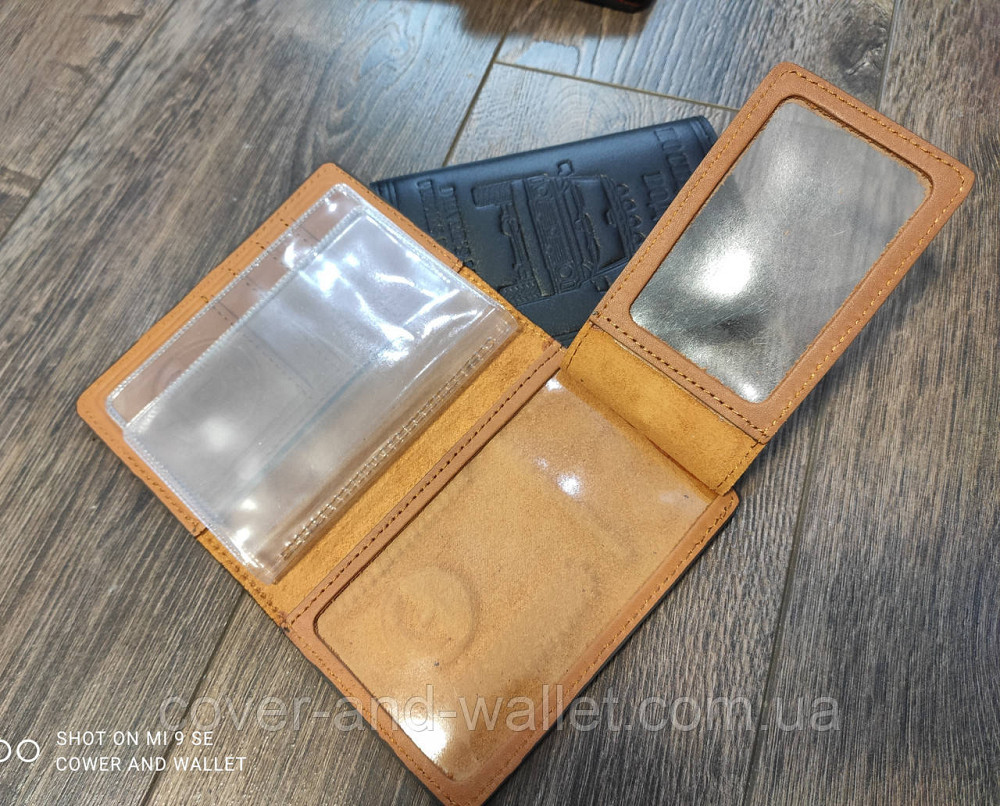 Стильна обкладинка для автомобільних документів з вінтажній шкіри ST Leather Київ - фото 3