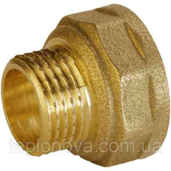 Перехідник редукційний латунний 3/4| ВР х 1/2| НР штампований А0603А VA Чернівці