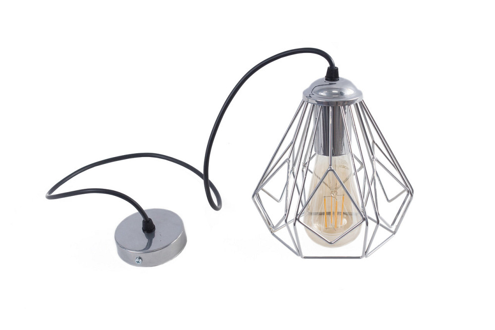 Люстра з підвісними плафонами лофт Е27 Milan NL 538 CR Київ - фото 4