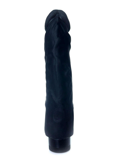 Вібратор - Real Skin Multispeed Black, 22,5 см Sex Aura Київ - фото 4