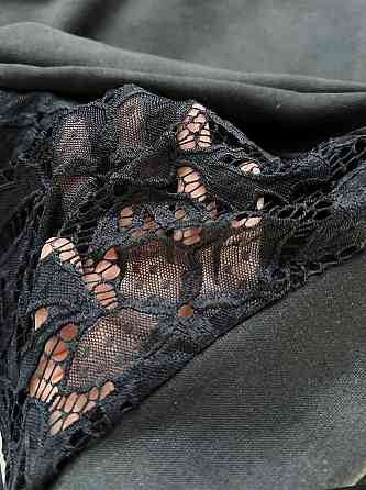 Женское стильное худи с прозрачной спинкой из кружева трехнитка на флисе + гипюр 48/52 Одесса