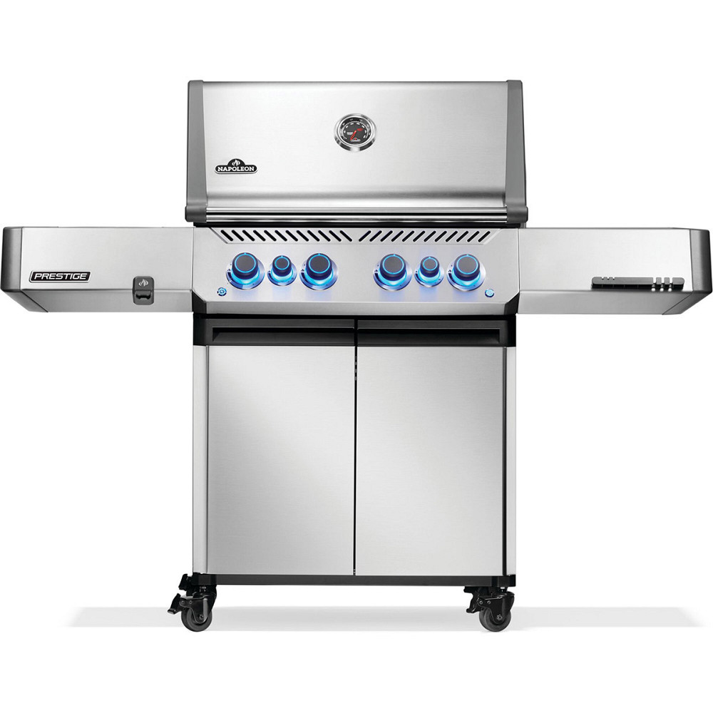 Газовый гриль Napoleon Prestige P 500 с боковой конфоркой Sizzle Zone и вертилём (69212) нерж сталь P500VRSIBPS Код: 013837 Ровно - изображение 1