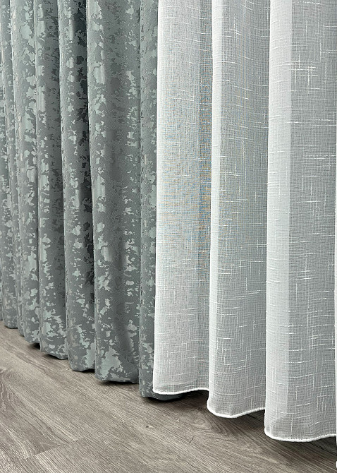 Шторная ткань лен мрамор, коллекция 