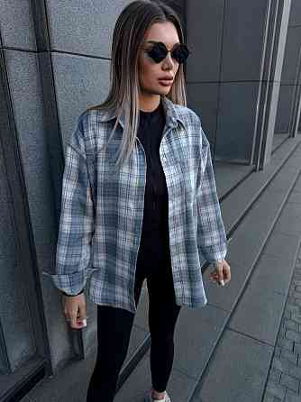 Жіноча сорочка в клітинку ( з накатом) Одеса