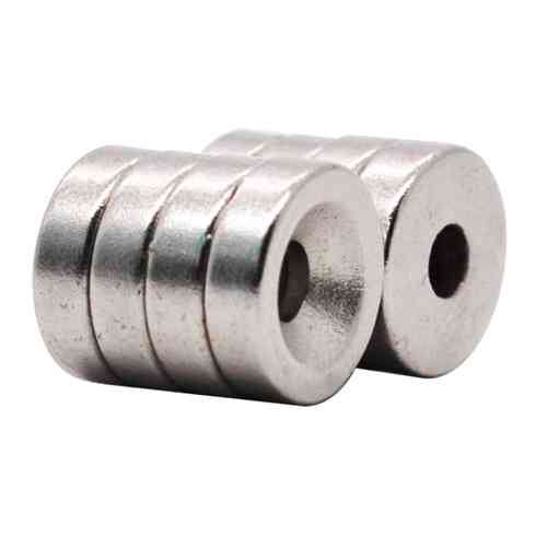 Магніти неодимові кріпильні 10х3мм N50 з отвором зенківкою 3мм 10шт Вінниця