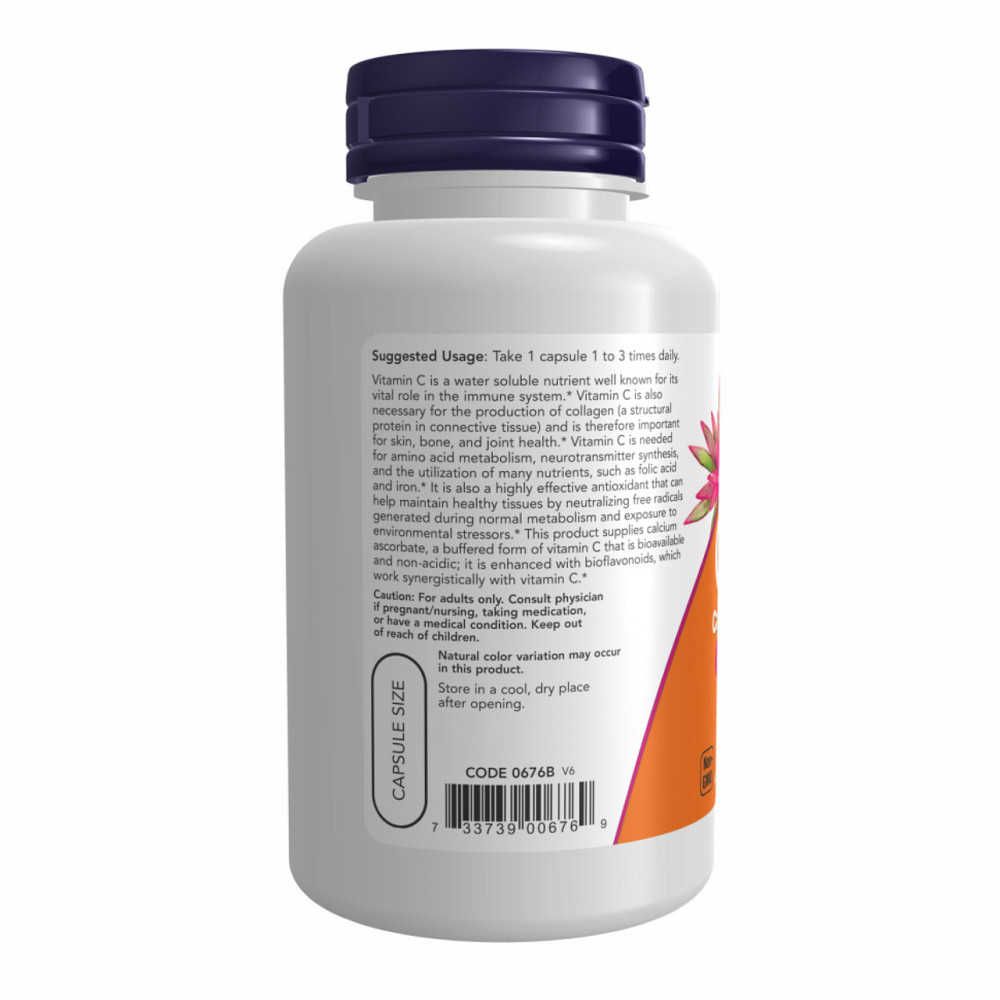 Витамин С Now Foods C-500 Ascorbate 250 vcaps Киев - изображение 3