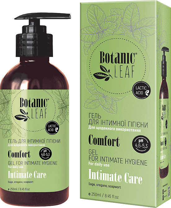 Гель для интимной гигиены Comfort Botanic Leaf 250 мл Киев - изображение 1