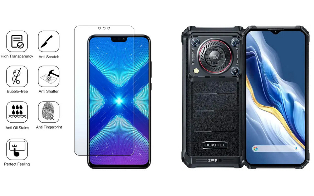Защитное стекло NeoGlass для Oukitel WP36, Oukitel WP36 Pro – ультрапрозрачное и устойчивое Киев - изображение 4