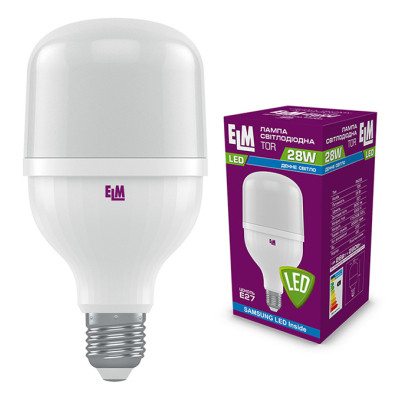 Лампочка ELM TOR 28W PA20S E27 6500K (18-0189) Вінниця - фото 1