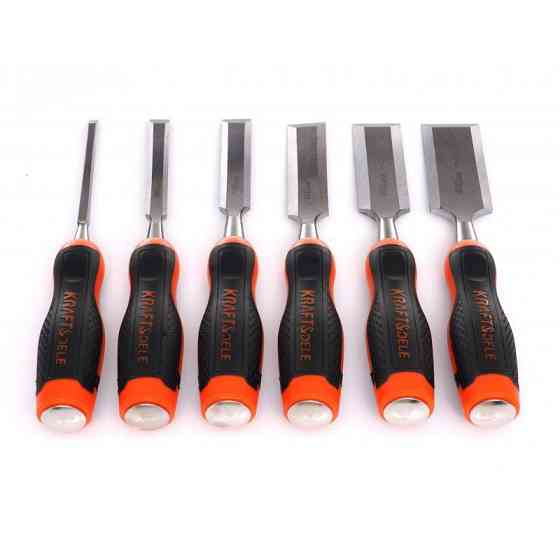 Набор столярных стамесов для резьбы по дереву 6 шт Kraft&Dele (KD11772) Нововолынск