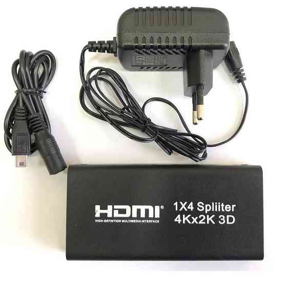 Розгалужувач (сплітер) Atcom (15190) HDMI 4 порти, підтримка UHD 4K Харків