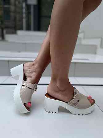 Seastar Шльопанці жіночі SEASTAR GG02 бежеві (літо, еко-лак) (2583) Коломыя